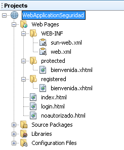 Figura 1. Distribución de archivos en el proyecto.